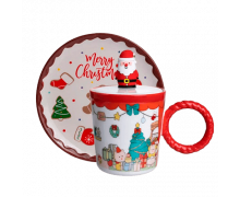 Новорічні чашки та посуд